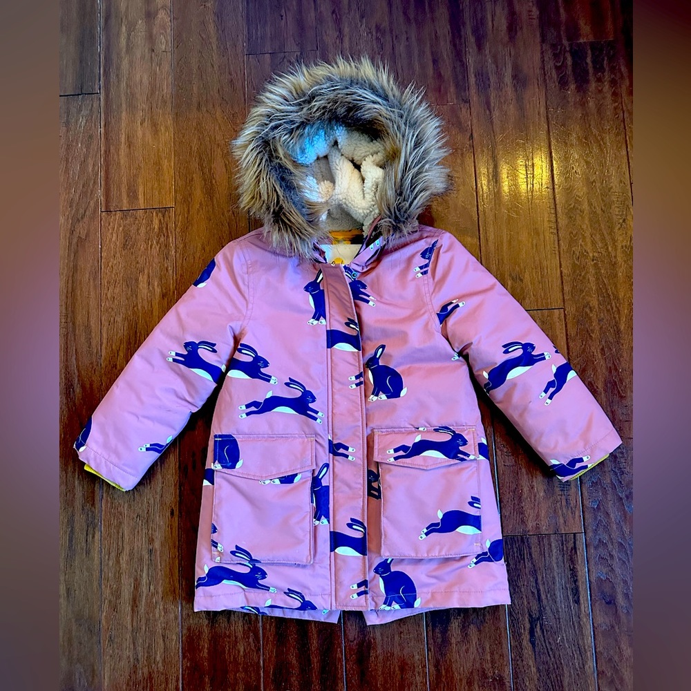 Mini Boden winter parka size 6-7 (122 cm)